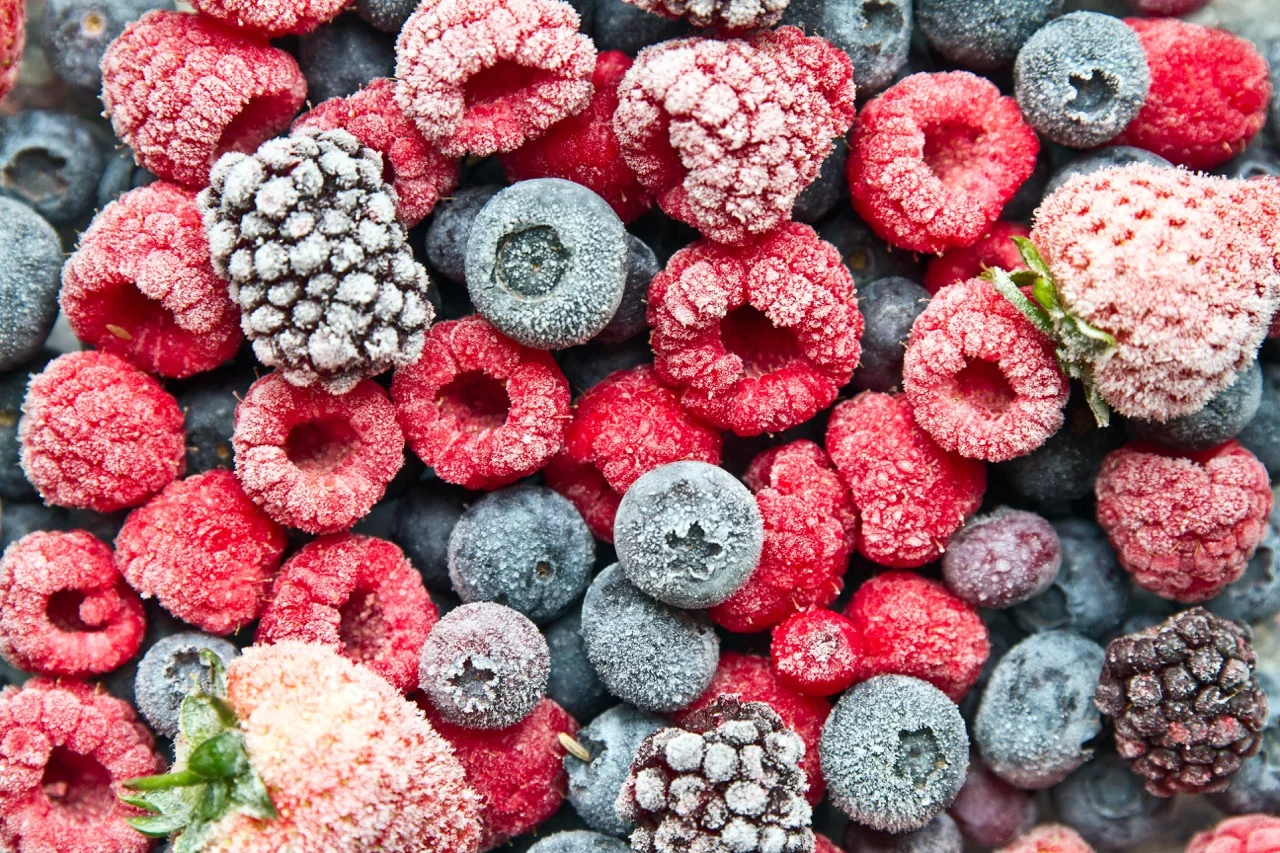 Des virus pathogènes survivent plus de deux ans sur des petits fruits surgelés