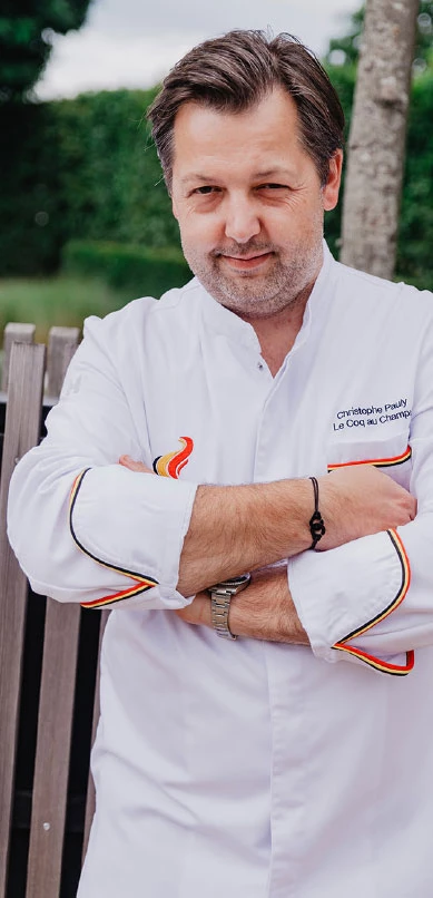 Christophe Pauly - Chef van het restaurant Le Coq aux Champs 